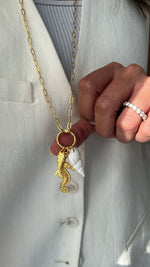 Seahorse Paperclip Ring