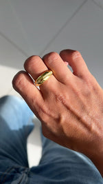 Sterling Silver Two Sided Zirconia Dome
