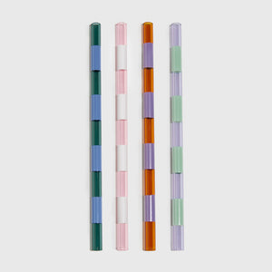 FOUR x STRIPED STRAWS