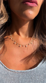 Sterling Silver Multi Dangling CZ Droplets