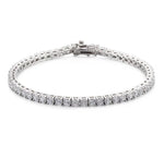 Sterling Silver 3mm cz Diamond Tennis