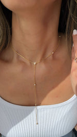 Sterling Silver Y Necklace