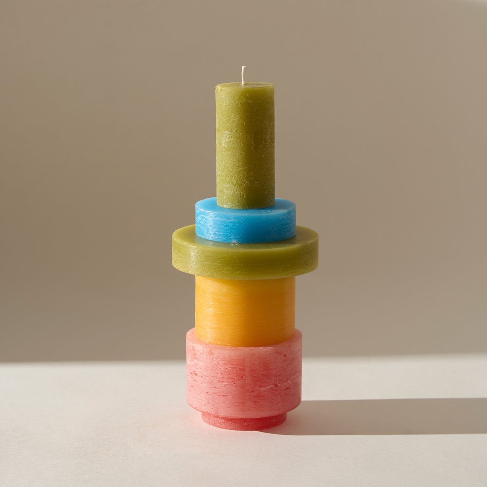 CANDL STACK 03- Pink & Yellow