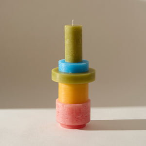 CANDL STACK 03- Pink & Yellow