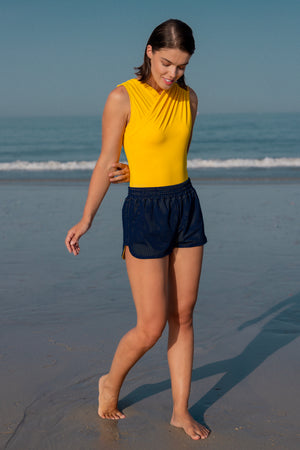 Saffron Yellow Swimsuit Set