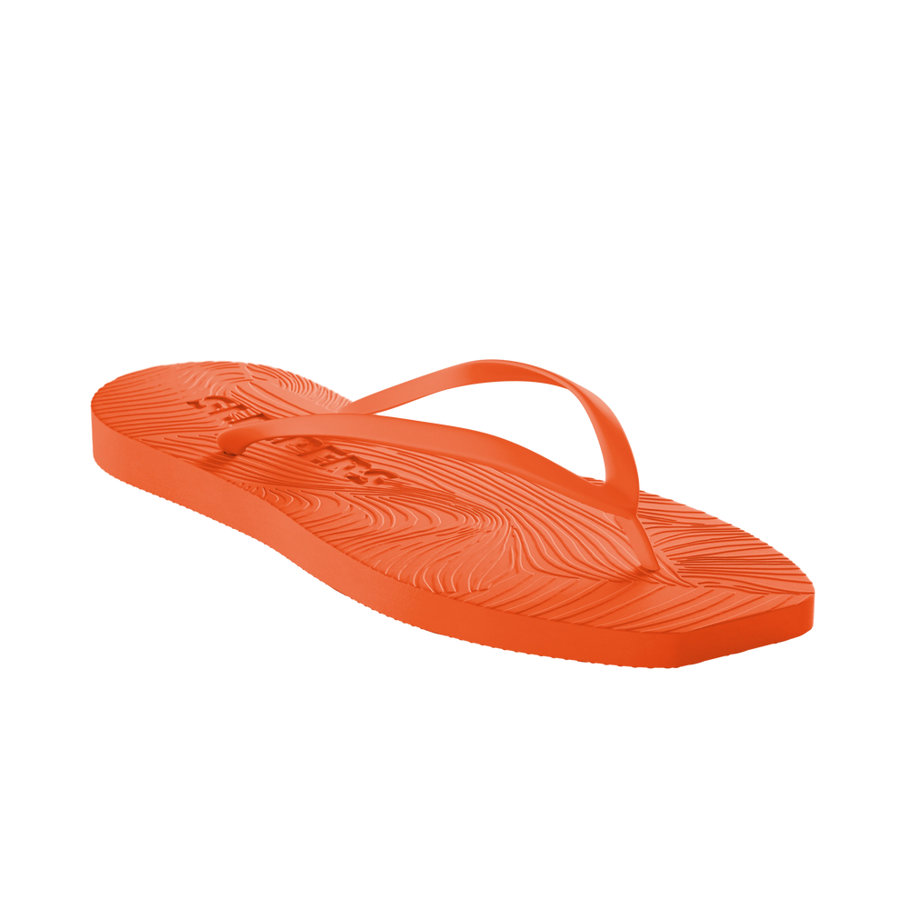 Tapered Orange Flip Flop