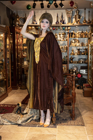 Sultana Yasmin 70's Cap Kaftan