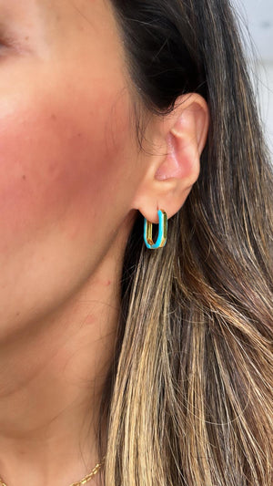 Danity Hoops Gold Plated (Sold in pairs)