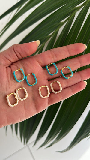 Danity Hoops Gold Plated (Sold in pairs)