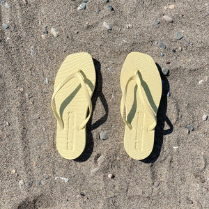 Tapered Mellow Yellow Flip Flop