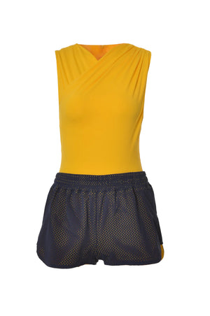 Saffron Yellow Swimsuit Set