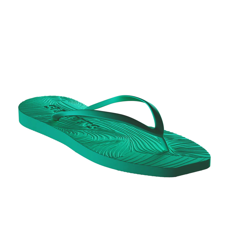Tapered Emerald Green Flip Flop