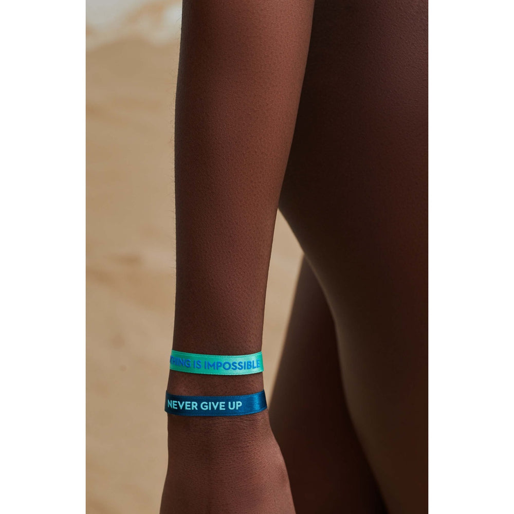 Satin Bracelet - Done Is Better Than Perfect - Sky Blue