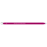 Satin Bracelet - Never Stop Dreaming - Crimson