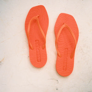Tapered Orange Flip Flop