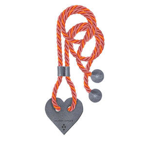 Phone Necklace Orange Ribbon