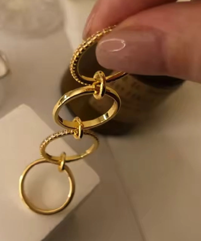 Multi Band Eternity Ring Band- Stacking Bands