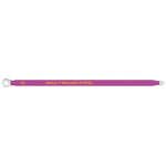 Satin Bracelet - Smile. It Releases Stress. - Violet