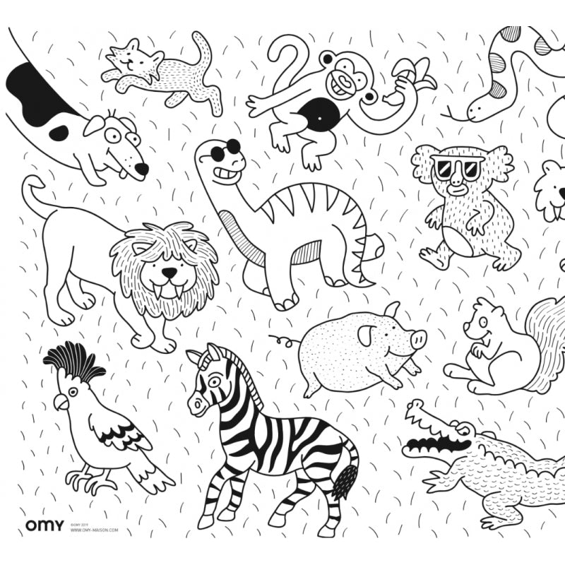 ANIMALS - COLORING POCKET
