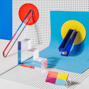 Acrylic Stapler in Cobalt