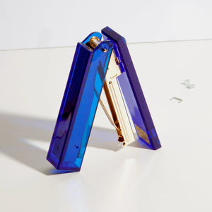 Acrylic Stapler in Cobalt