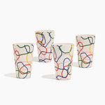 Bamboo Cup Set in Outlines