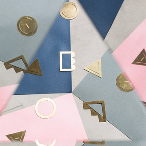 Brass Page Markers Set of 8 in Geometric