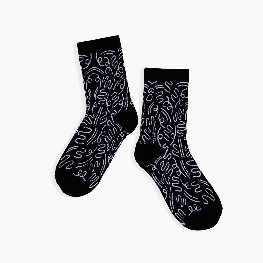 Cotton Socks in Doodles