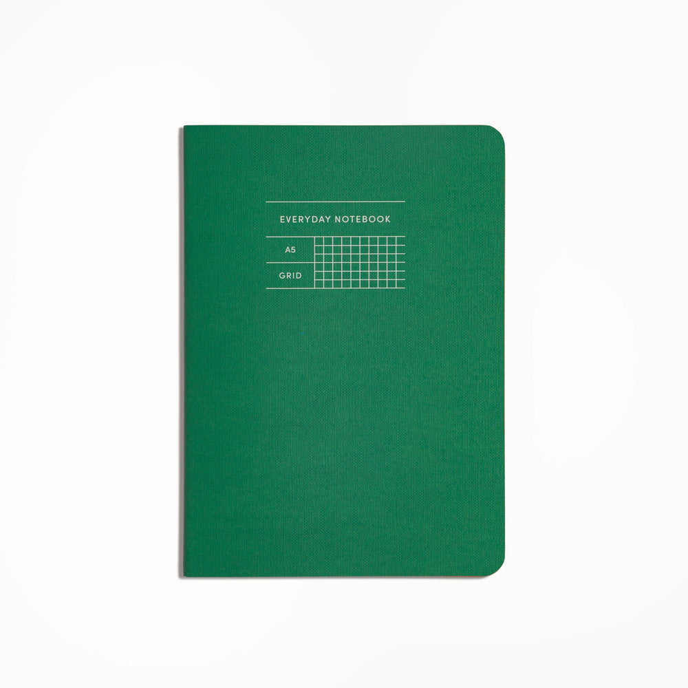 Everyday Notebook in Grid - Green