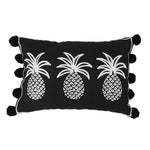 Three Pineapples Embroidered Cushion