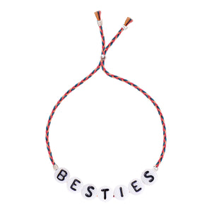 Glass Letter Bracelet - BESTIES