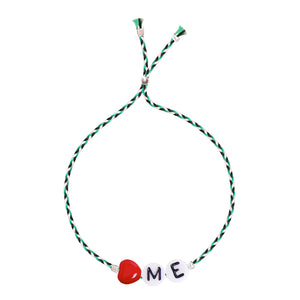 Glass Letter Bracelet - ♥ ME