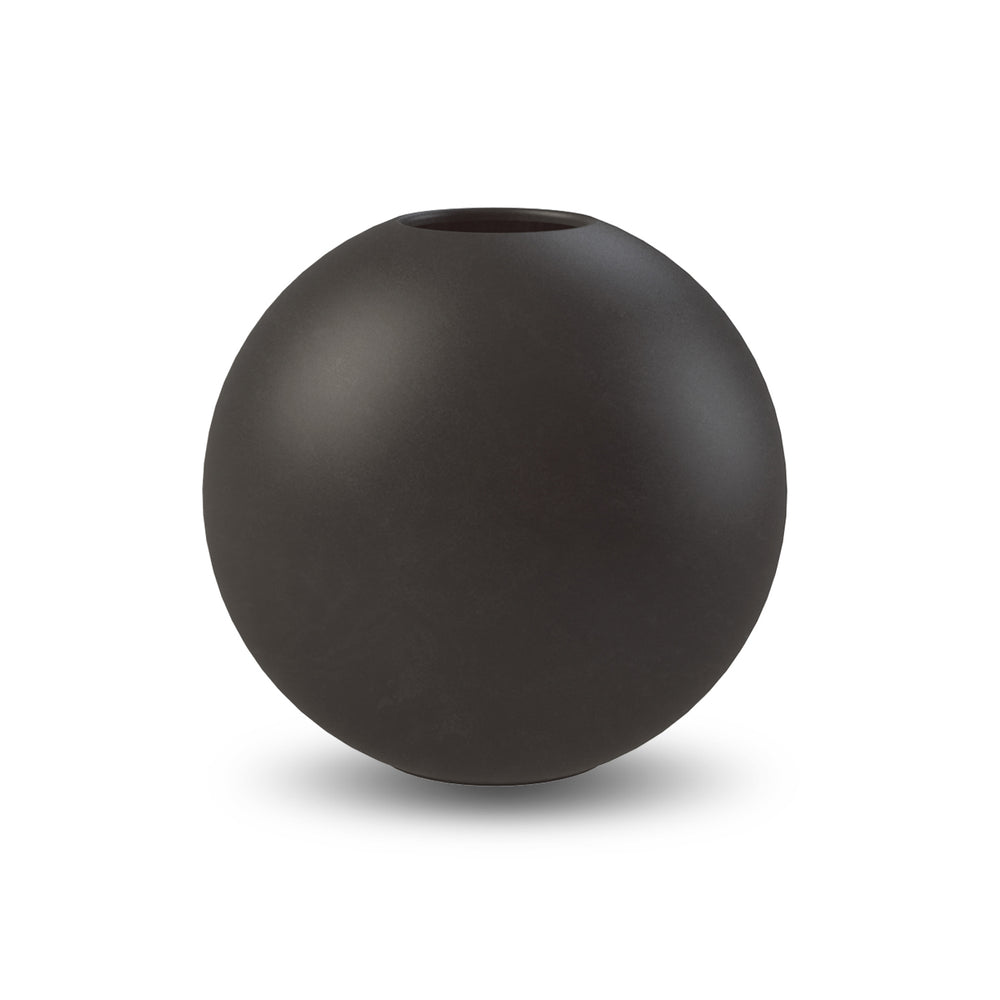 BALL VASE BLACK