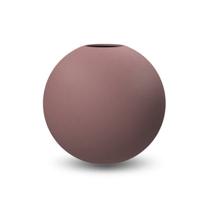 BALL VASE - CINDER ROSE