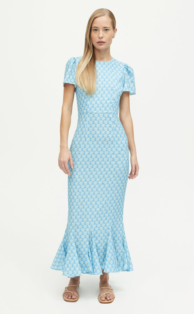 LULANI DRESS - Loves Me Not Blue