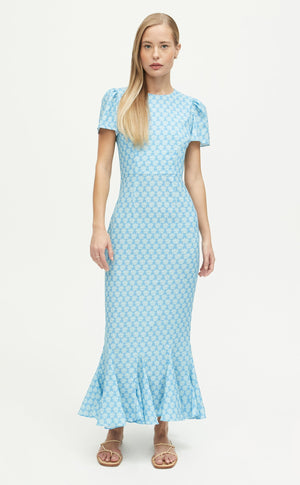 LULANI DRESS - Loves Me Not Blue