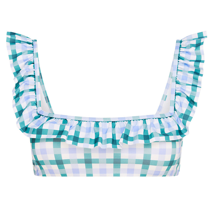 MOJITO GINGHAM FLOUNCE BRA