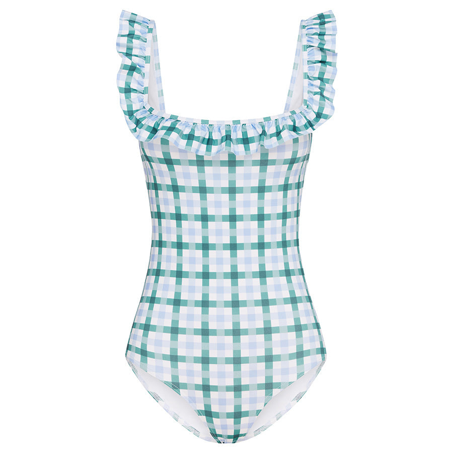 MOJITO GINGHAM FLOUNCE ONE PIECE