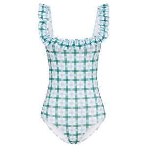 MOJITO GINGHAM FLOUNCE ONE PIECE