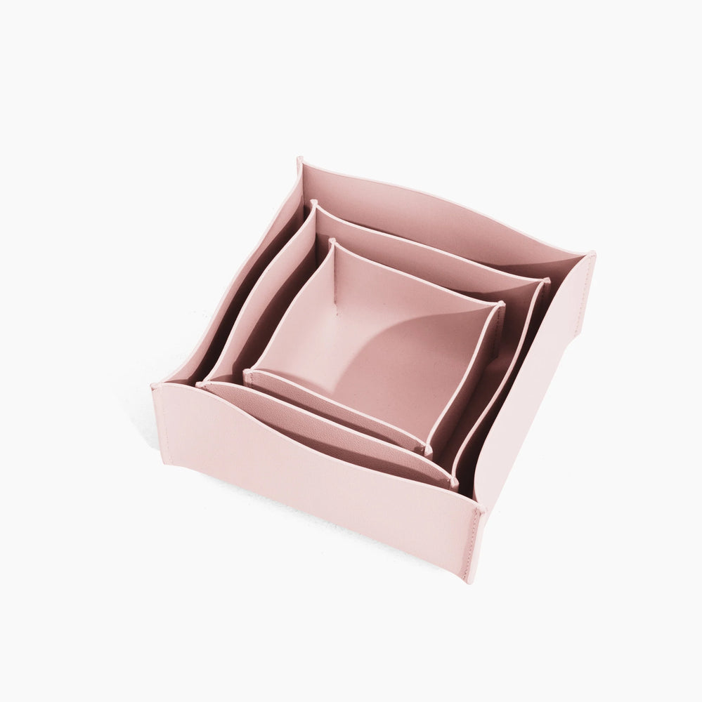 Minimalist Storage Box Set in Blush