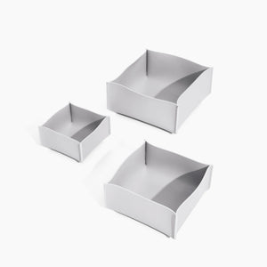 Minimalist Storage Box Set in Gray