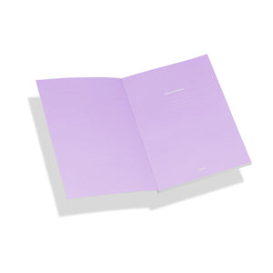 Object Notebook in Lavender