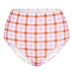 PASSIONFRUIT GINGHAM HIGH WAISTED PANT