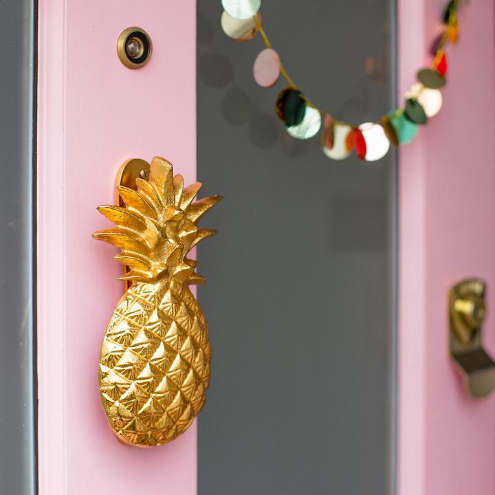 Pineapple Door Knocker Gold