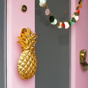 Pineapple Door Knocker Gold