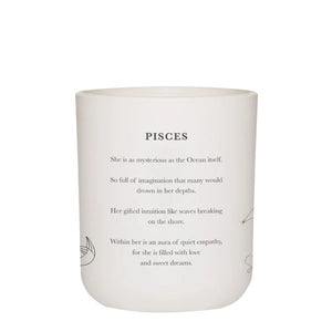 PISCES - LARGE CANDLE