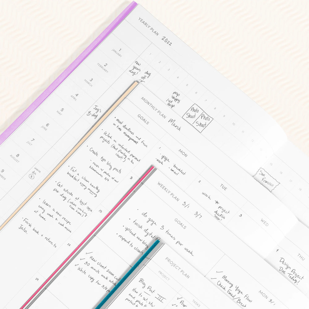 Project Planner in Sand