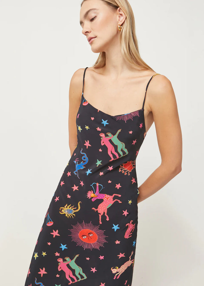Jemima Dress - Neon Zodiac