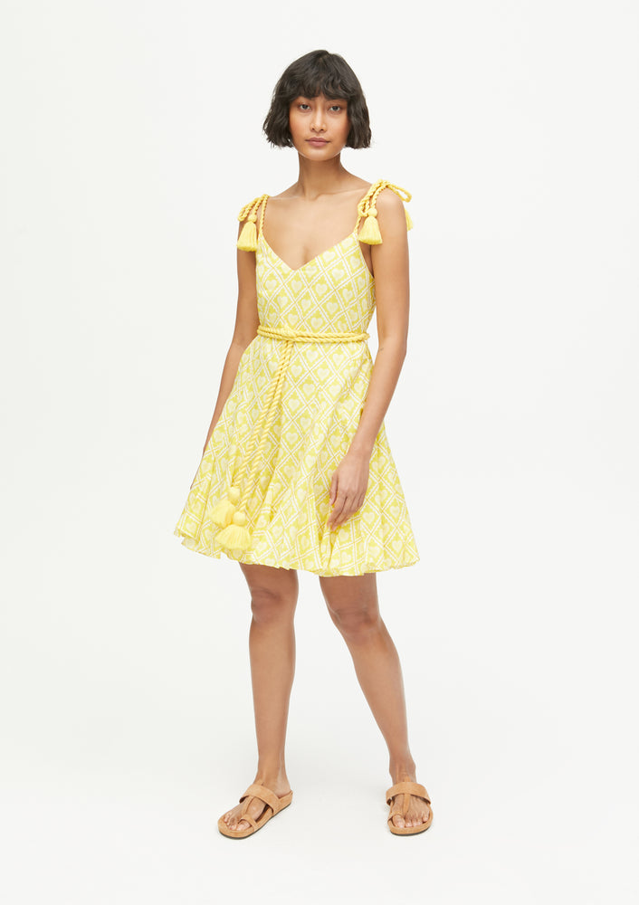 Casey Dress - Love Lockdown Yellow