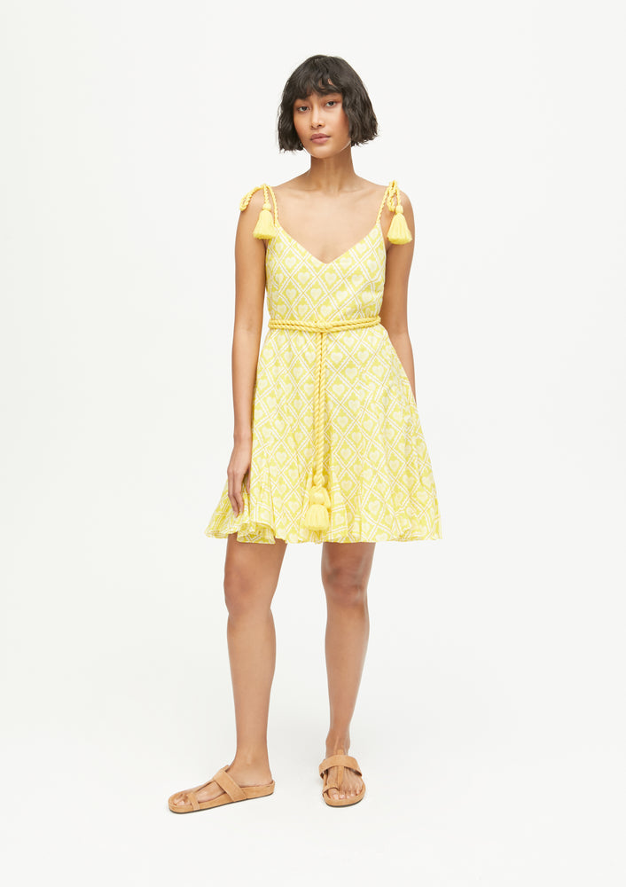 Casey Dress - Love Lockdown Yellow